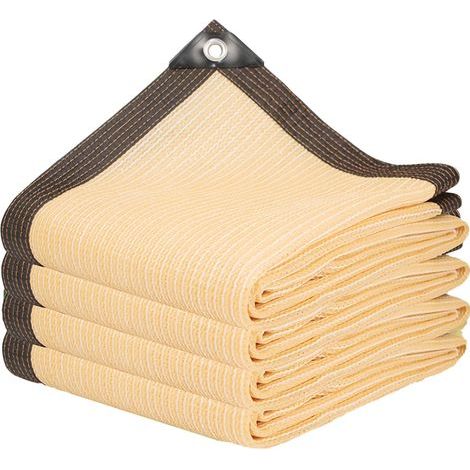 Filet d’ombrage Rectangulaire 2mx3m – Beige – Protection Solaire 85% Anti-UV – pour Jardin, Serre, Potager, Pergola – Toile d’ombrage Extérieur (1/4)