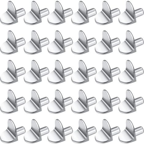 40 Chevilles, 5mm Taquet, Alliage Zinc, L Forme Support, Meubles, Armoire