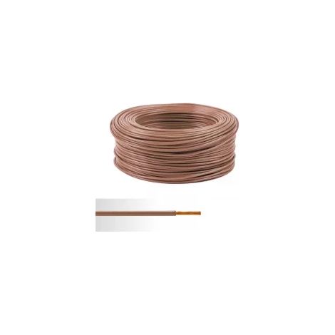 Fil électrique souple ho7v-k 25mm2 marron (prix au m)