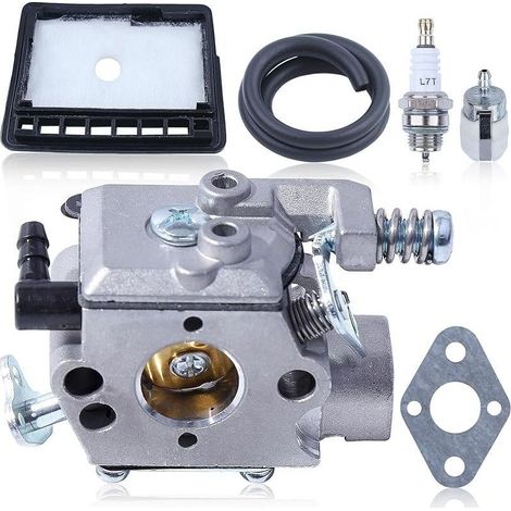 Kit de Carburateur pour Echo CS3000 CS3400 CS3450 CS300 CS301 CS305 CS306 CS340 Tondeuse kit Carburateur Filtre Essence Filtre a Air Tuyau Bougie D'allumage A021000232 (1/5)