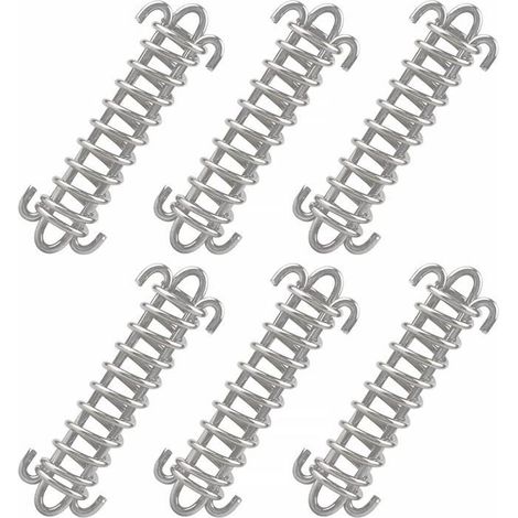 Fixations pour pare-soleil, attaches en acier inoxydable pour tente, kit de fixation pour pare-soleil de jardin (6 pcs) (1/4)