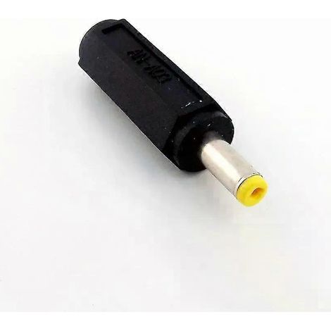 Adaptateurs d'alimentation CC pour deux caméras de surveillance, connecteur droit femelle 55 mm x 25 mm vers mâle 48 mm x 17 mm, noir. (1/5)