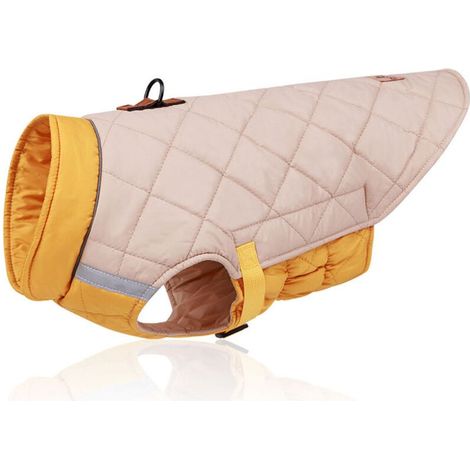Manteau chaud pour chien, veste réversible imperméable pour chien, manteau d'hiver à carreaux style britannique, vêtements pour chien (1/4)