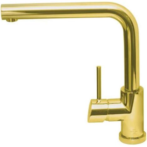 Alveus Fluid Monarch - Spültisch-Einhebelmischer, gold 1134846