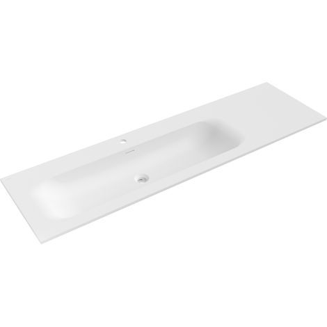 Mexen Vela Unterbauwaschbecken links 161 x 46,5 cm, weiß matt - 25231601L (1/3)