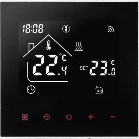 1 Thermostat WiFi écran tactile 230 V régulateur température compatible Alexa Google Home chauffage électrique (1/5)