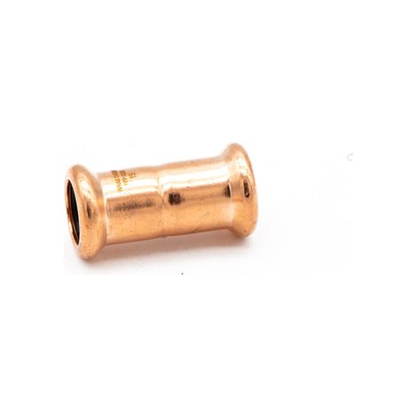 Premium Copper Pressfit Coupler 15mm for Water & Gas Use (1/2)
