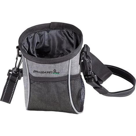 Sac à friandises pour chien Sac à friandises pour chien Sac pour chien Sac à collation en matériau respectueux de l'environnement (gris)