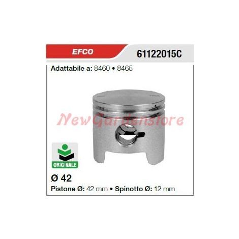 Pistone segmenti spinotto EFCO motosega 8460 8465 61122015C