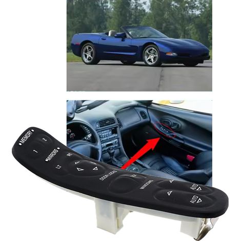 19209381 is applicable to the window control switch and power window switch of 1997-2004 Chevrolet Corvette C5 vehicles. (1/4)