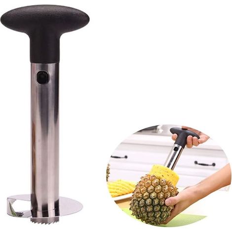 Coupe Ananas, Découpe Ananas en Acier Inoxydable, Trancheur d'Ananas, pour la Maison et la Cuisine (1/5)