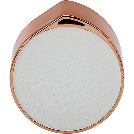 Lot 2-en-1 Gommant Poils Nano Portatif Double Face Doré Épilateur Corps Exfoliant (1/5)