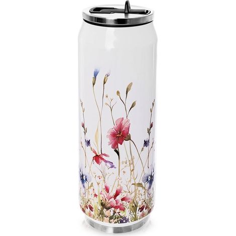 500 ml Stainless Steel Thermal Travel Mug - Wildflower (1/5)