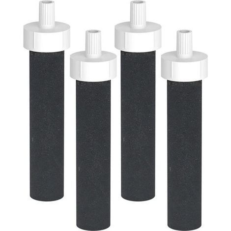 Lot de 4 filtres à eau compatibles avec les carafes Brita BB06, acier inoxydable, filtration efficace pour eau du robinet (1/5)