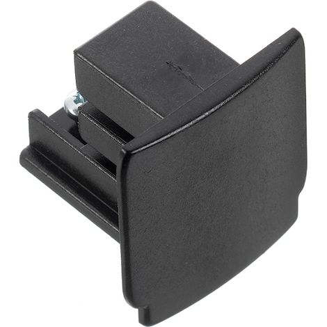 Nordic Aluminium XTS41-2 Tapa final para carril de 3 luces, negro (1/2)
