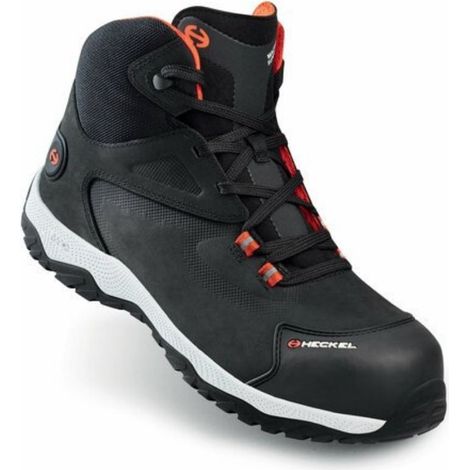 Chaussures de sécurité Heckel MACSOLE SPORT, Unisexe, T 45, Noir, Blanc, S3, SRC, antistatiques ( Prix pour 1 paire )