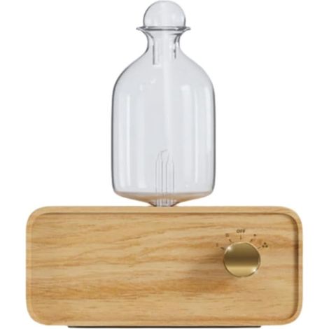 Diffuseur D'Huiles Essentielles sans Eau, Nébuliseur Rechargeable sans en Bois et Verre pour Diffusion à Froid dans, Le Bureau (1/5)