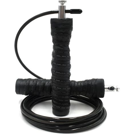 Corde À Sauter - Roulements À Billes En Acier - Poignées Antidérapantes Ergonomiques - Pour Crossfit Mma Boxe Fitness - 1 Pièce (1/5)