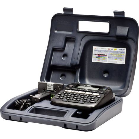 Étiqueteuse Brother P-touch D210VP – Impression thermique 20 mm/s – Écran LCD – Clavier QWERTZ – Rubans TZe 3,5 à 12 mm (1/5)