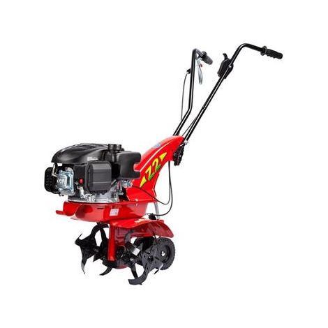 Motobineuse thermique 123 cc – Puissance 2.2 kW – 4 fraises – Transmission vis sans fin – Largeur de travail 40 cm – Eurosystems