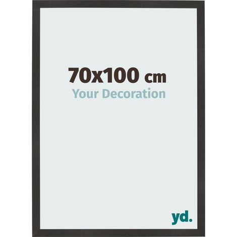 yd. - Cadre photo 70x100 - Noir Mat - MDF - Bologna