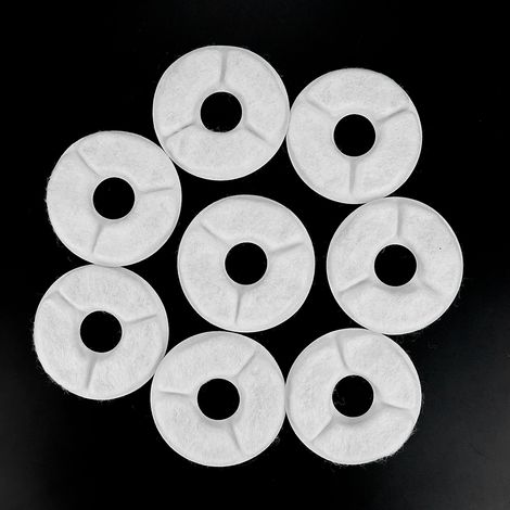 Filtres à charbon actif de rechange pour fontaine à eau automatique pour chien (lot de 8) (1/5)