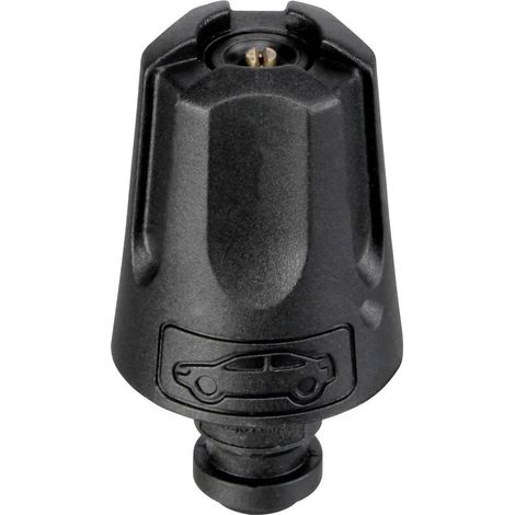 Nilfisk Boquilla negra ángulo 80° para limpieza de coche y bicicleta
