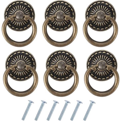 Stück Vintage-Möbelgriffe, antike Schubladengriffe, Türgriffe aus Bronze für Möbel, Kleiderschränke, Kommoden und Schranktüren (1/5)