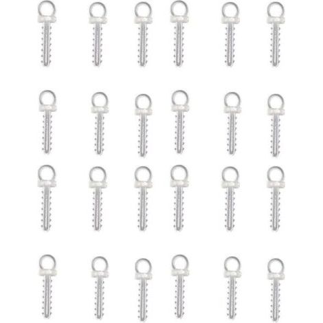 Lot de 100 crochets de suspension pour boules de polystyrène, boules de Noël et œufs en plastique ou polystyrène (1/5)