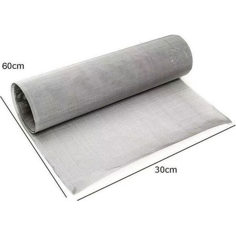 Treillis Filtrant - Acier Inoxydable 304 - 100 Mesh - 60x30 Cm - Pour Tamisage Précis En Laboratoire Ou Industrie (1/4)