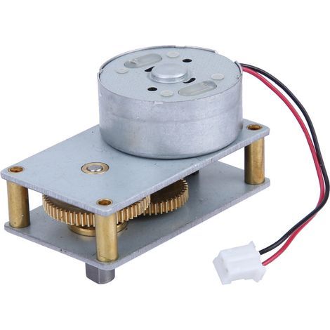 Moteur à Engrenages Métalliques Réversible 3-12V DC pour Vanne de Zone, 27RPM, Réducteur de Vitesse (1/5)