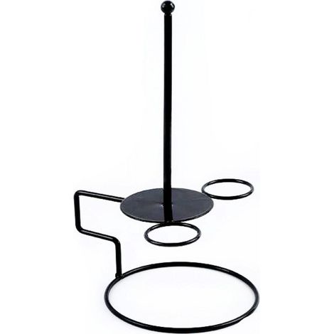 Support Pour Rôtir Le Poulet - Tube En Acier - Support Multifonction Pour Anneaux De Calmar Et Beignets - 32 6 X 21 7 Cm - 1 Pièce
