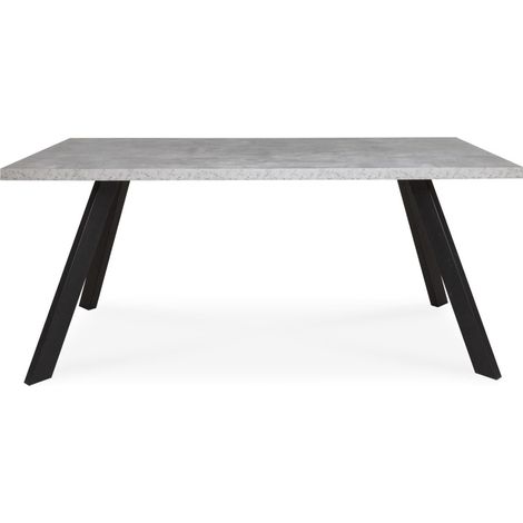 Esstisch 160X90 cm Beton und Anthrazitgrau - Lugo (1/5)