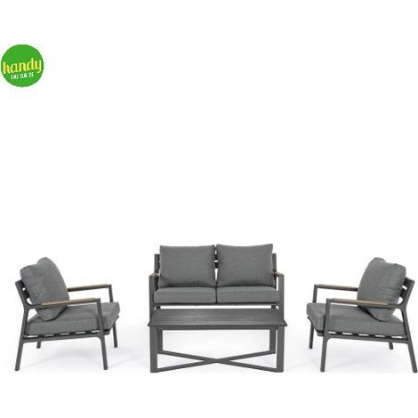 Set salotto Santorini Ambra Garden antracite (1/5)