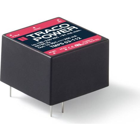 TracoPower TMPS 03-109 Alimentation CA/CC pour circuits imprimés 9 V/DC 0.33 A 3 W