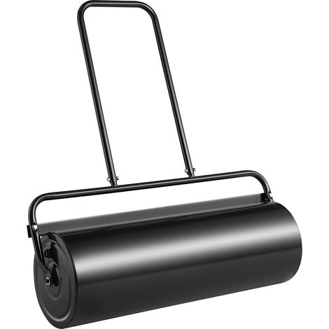 Rouleau à gazon en acier de 17 gallons,rouleau à sable/eau avec prise ergonomique pour jardin,parc et ferme,en noir (1/5)