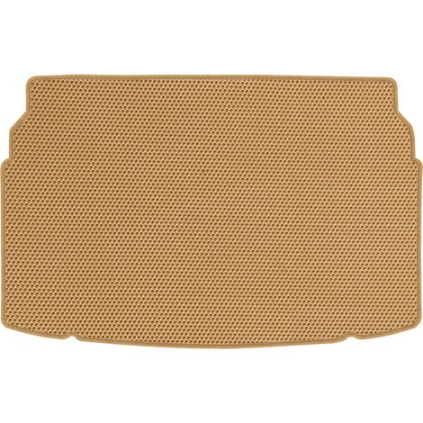 Tappetino per bagagliaio in EVA a nido d'ape - beige per Volkswagen Polo VI Hatchback dal 2017 (1/5)