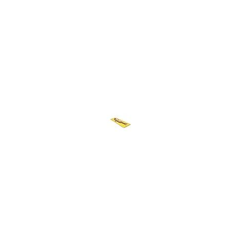COSTWAY Tappeto Gallegiante per Piscina e Mare, Tappeto da Piscina con Corda di 1,5 m, Resistente ed Elastico, 210 x 66 x 3,5 cm (giallo) (1/5)