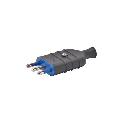 Spina Diritta 2P+T 16A 250V Grigio Play ( Gewiss Cod. Gw28006 )