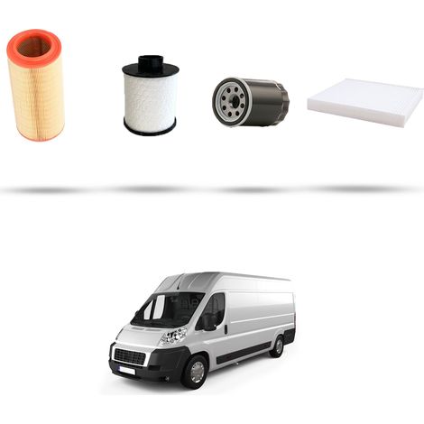 Kit tagliando 4 filtri compatibile con Fiat Ducato 3.0 JTD 107kw dal 2010 al 2011 (1/5)
