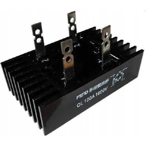 Puente rectificador blow 100 amperios aluminio compacto (1/3)