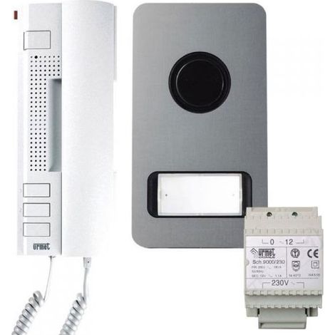 Urmet Kit citofonico 2 fili monofamiliare - 1122/31