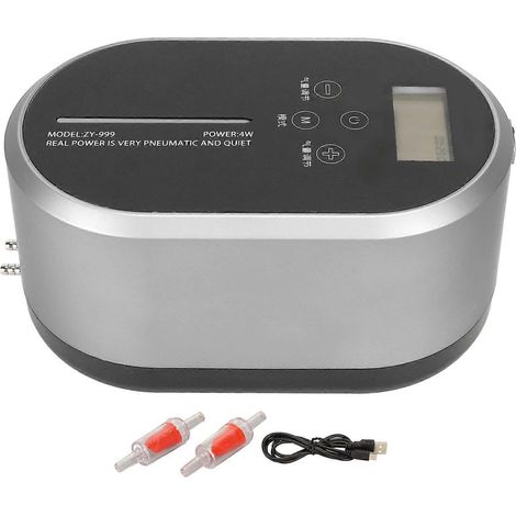 Hochleistungs-Aquarien-Luftpumpe, automatischer Start, extrem leise, für Aquarien, mit automatischer Abschaltung (1/5)