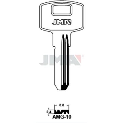 FPLUS llaves jma seguridad laton mod amg-10 (caja 10 unidades)