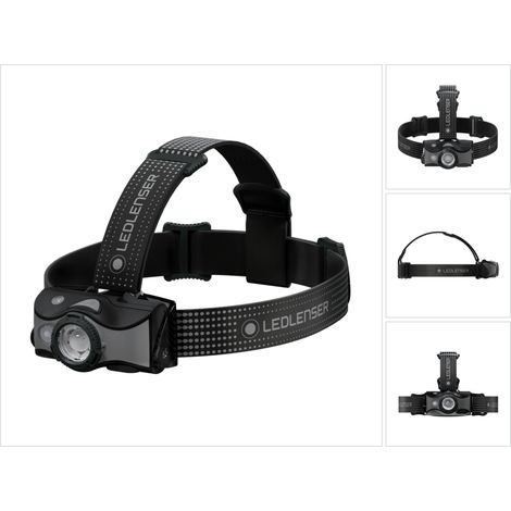Ledlenser MH7 Torcia Frontale LED da Outdoor, Nera/Grigia, Ricaricabile con Batteria, 600 Lumen, autonomia Fino a 60 Ore, Luce Rossa, Possibile Uso con 2 batterie AA, Blocco per Il Trasporto (1/5)