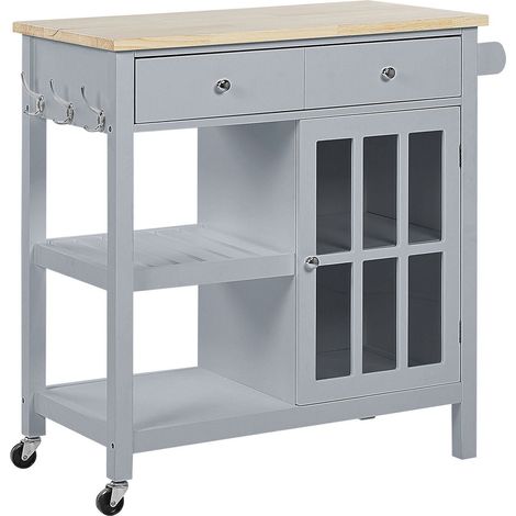 Kitchen Trolley GENOA Grey (1/5)