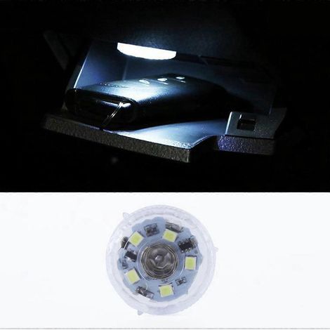 Paire de lampes LED tactiles intérieures pour voitures, lampes décoratives, lumière blanche