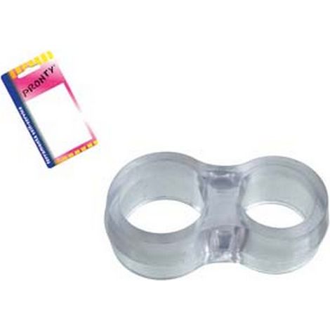 12BL PARACOLPI ANTIURTO DOPPIO PER MANIGLIA IN BLISTER - mm.47x25, in bl.4 pz.