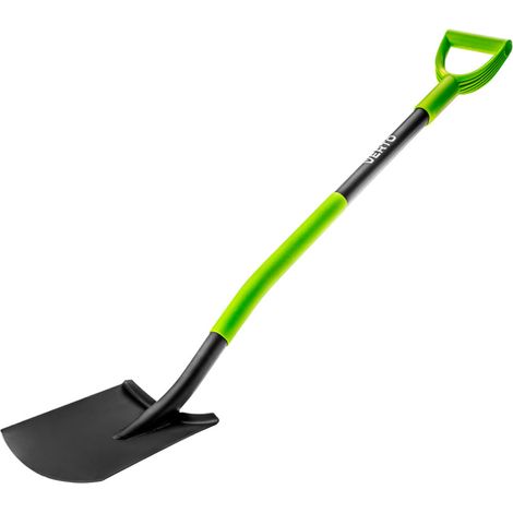 VERTO Ergonomic Flachspaten, Metallstiel