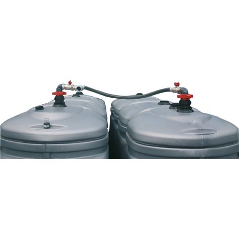 Renson – Kit de liaison pour jumelage de 2 cuves – Flexible d'aspiration – Jeu de vannes pour sélection de cuve – 6000L de stockage